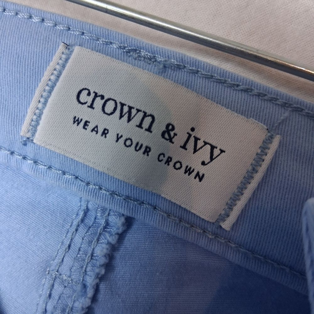 Crown & Ivy Women's Sky Blue Skinny Jeans Size 4 - Picture 3 of 7